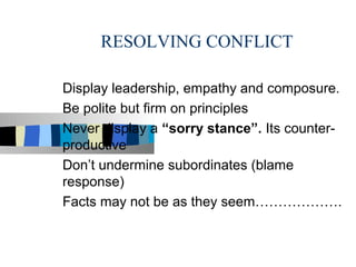 Conflict resolution | PPT