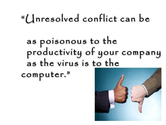 Vortex unresolved conflict