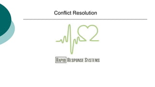 Conflict Resolution
 