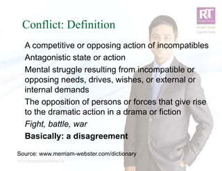 Conflict Resolution At The Workplace By Ravinder Tulsiani | PPT