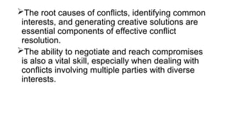 Conflict Resolution chapter One, Lesson One.pptx