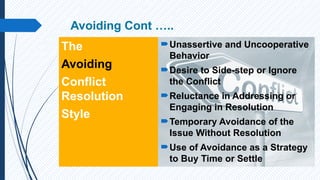 Conflict Resolution Resolution Processes | PPTX