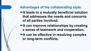 Conflict Resolution Resolution Processes | PPTX