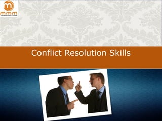 Conflict Resolution Skills
 
