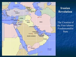 Long term Causes:Long term Causes:
 Major _________ are discovered in Iran in the late 1800sMajor _________ are discovered in Iran in the late 1800s
 Oil rights are sold to foreigners (Britain and Russia)Oil rights are sold to foreigners (Britain and Russia)
Oil Fields
 