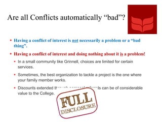 Conflicts of Interest 101 Fall 2014.ppt