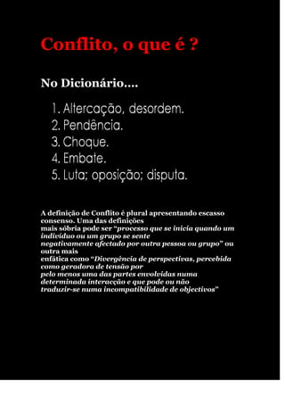 Conflito No Trabalho