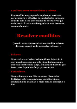 Conflito No Trabalho