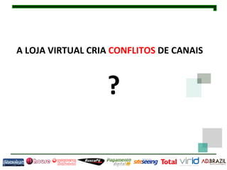 A LOJA VIRTUAL CRIA CONFLITOS DE CANAIS



                  ?
 