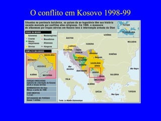 O conflito em Kosovo 1998-99
 