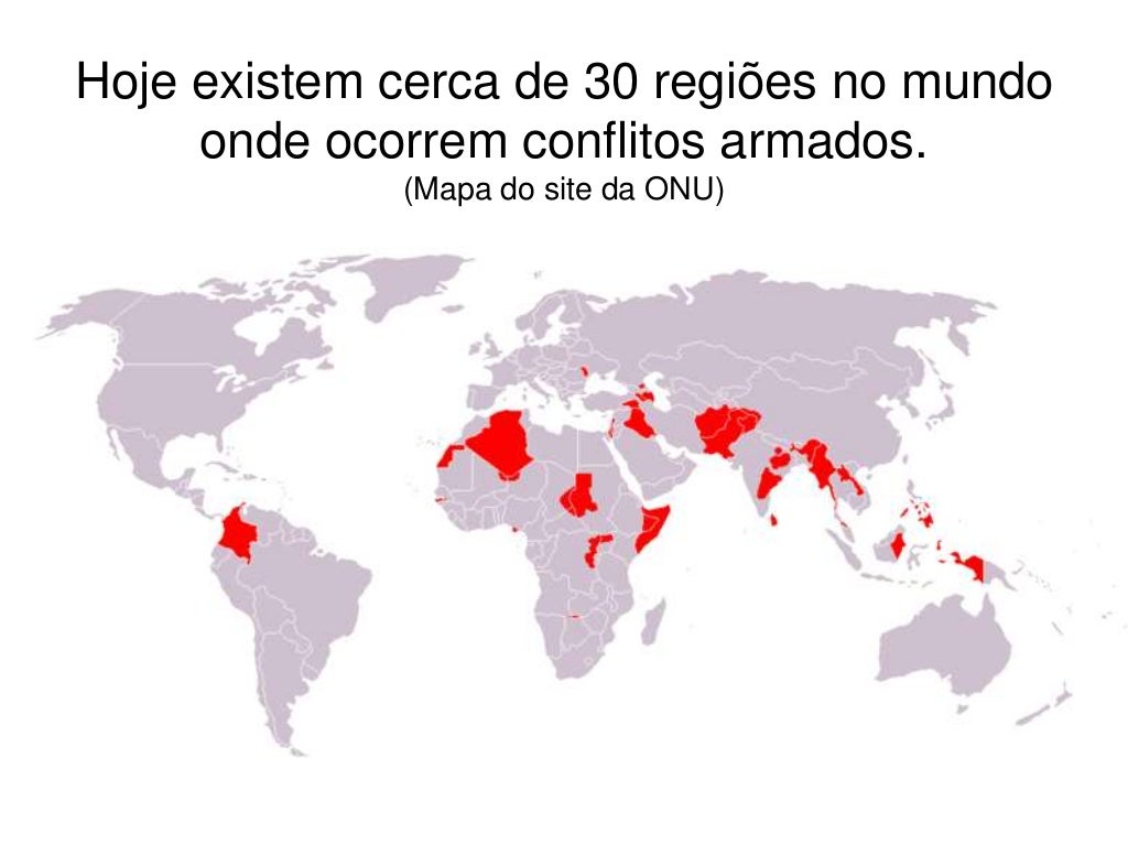 Conflitos mundiais.
