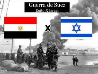 Guerra de Suez
Egito X Israel
 
