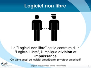 Les licences libres La GPL (Licence Publique Générale) 