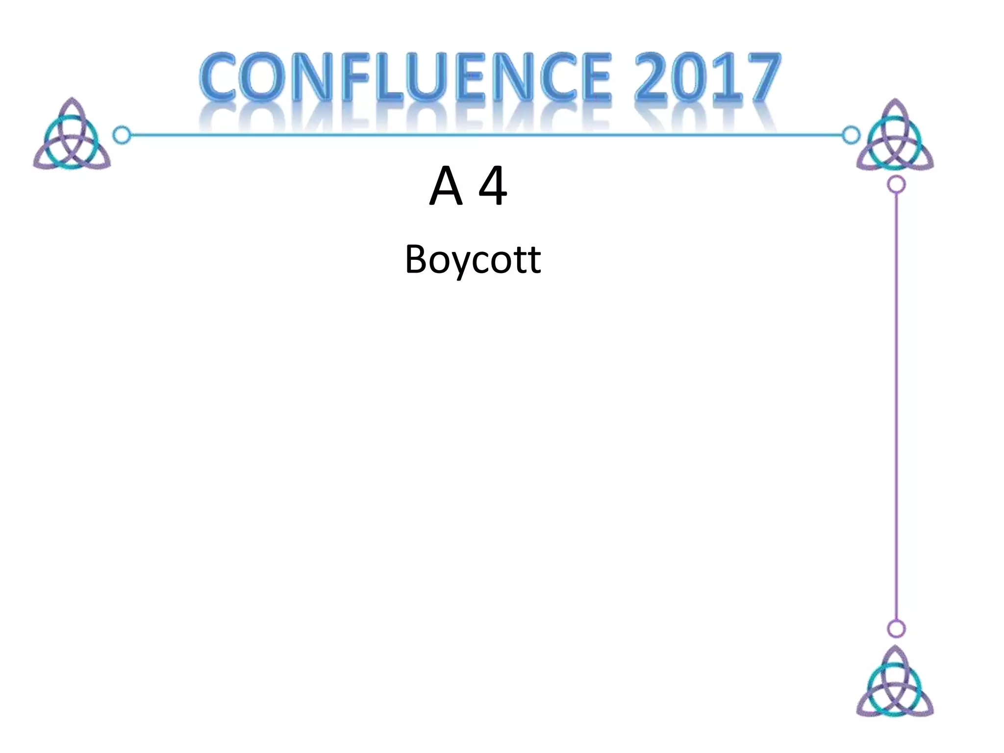 A 4
Boycott
 