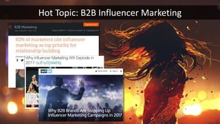 The Confluence Equation: Where B2B Content & Influencer Marketing Meet