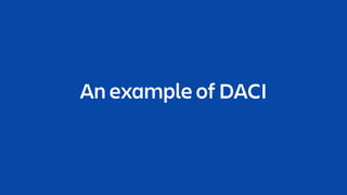An example of DACI
 