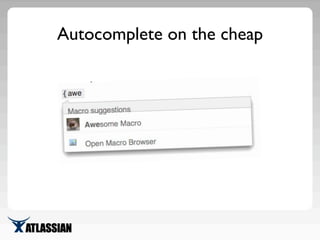 Autocomplete on the cheap
 