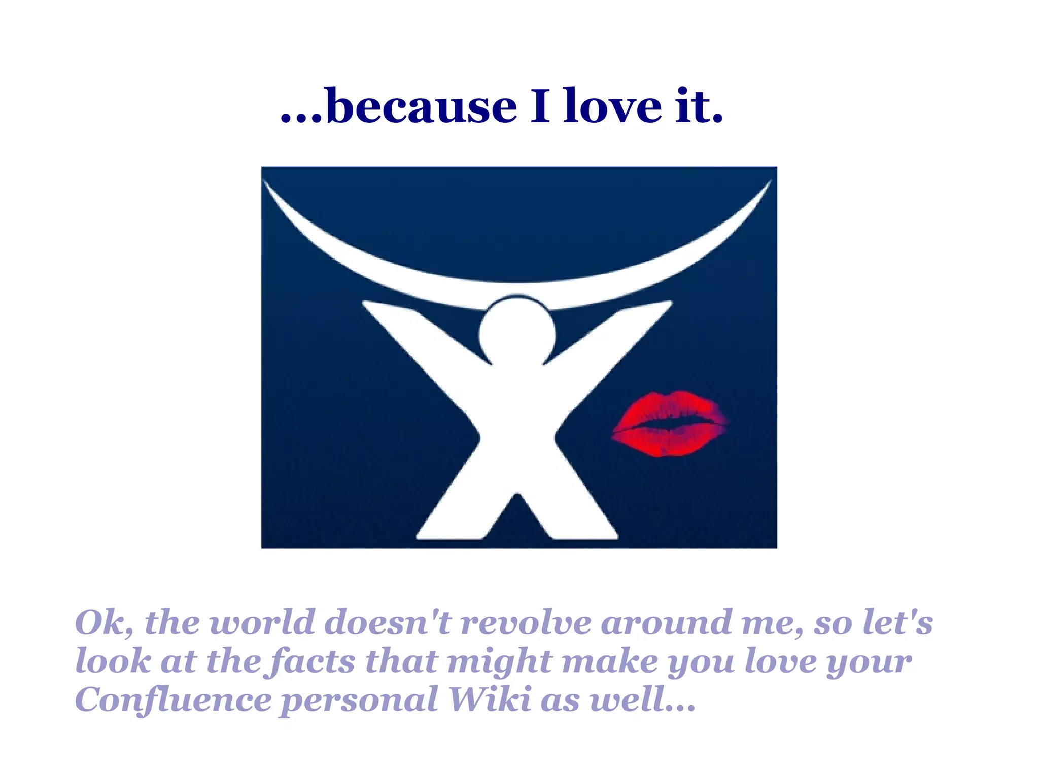 Confluence as Personal Wiki