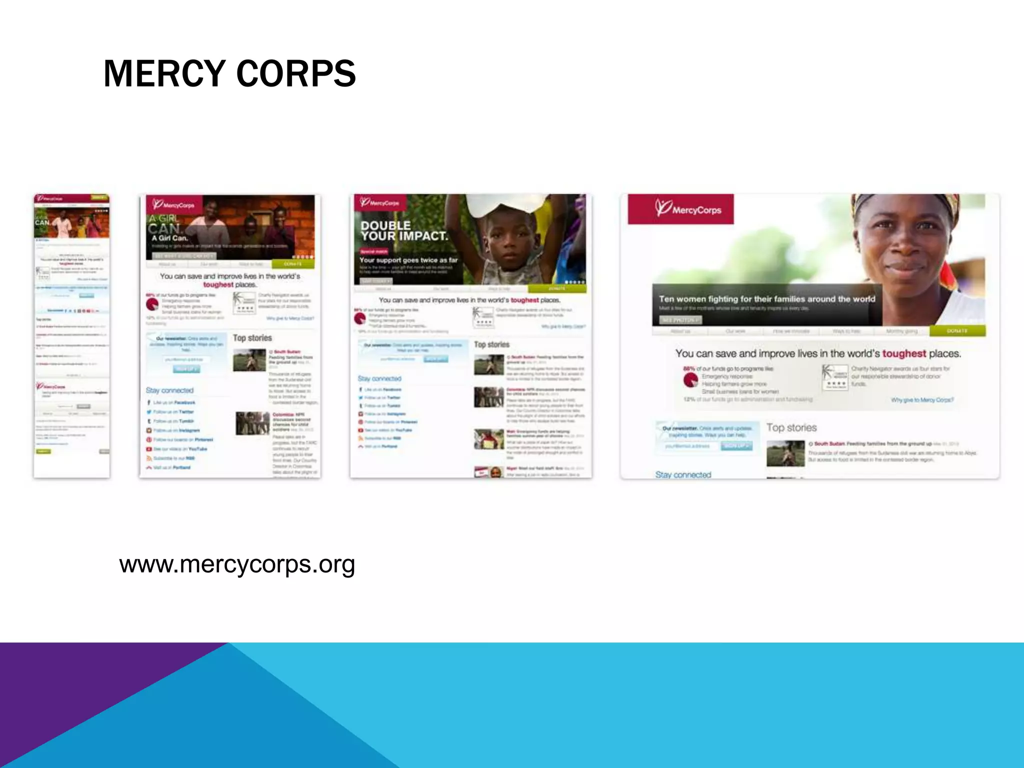 MERCY CORPS
www.mercycorps.org
 