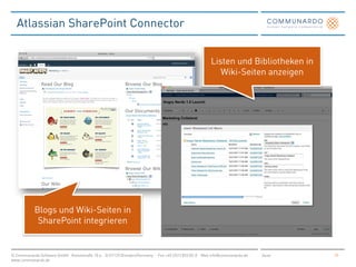 CCD 2013: Confluence und SharePoint - Freunde oder Feinde?