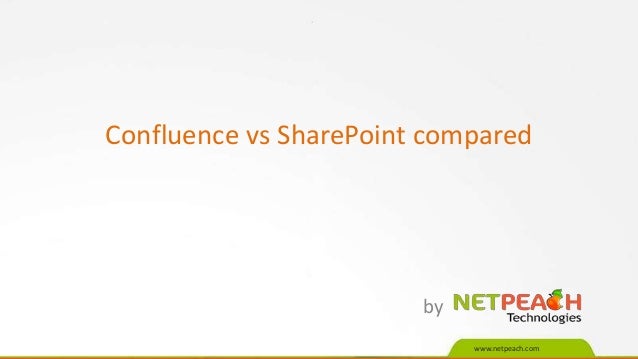 Confluence vs sharepoint compared