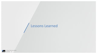 Confluent Partner Tech Talk Q2
33
06.06.2023
Lessons Learned
 