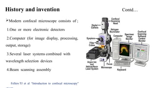 confocal microscopy- and its uses and applications | PPTX