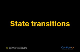 State transitions
State transitions
 