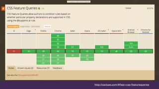 http://caniuse.com/#feat=css-featurequeries
 
