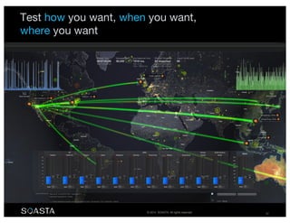 © 2014 SOASTA. All rights reserved. 52
Test how you want, when you want,
where you want
 