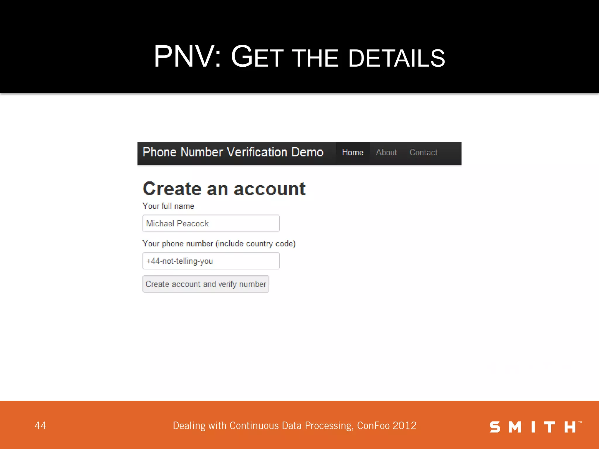 PNV: GET THE DETAILS
 