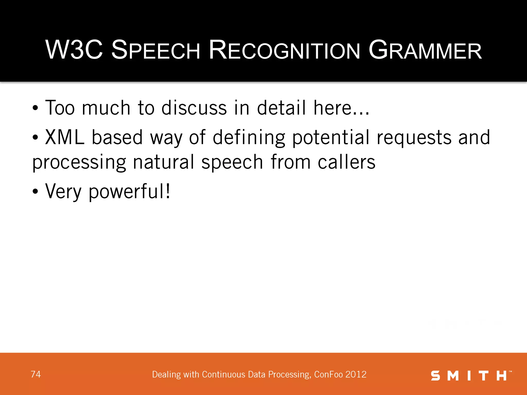 W3C SPEECH RECOGNITION GRAMMER

•
•

•
 
