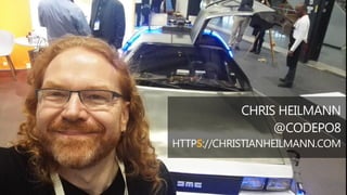 CHRIS HEILMANN
@CODEPO8
HTTPS://CHRISTIANHEILMANN.COM
 