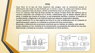 Forja Material Conformado de materiales | PPTX