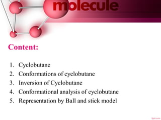 Conformational analysis