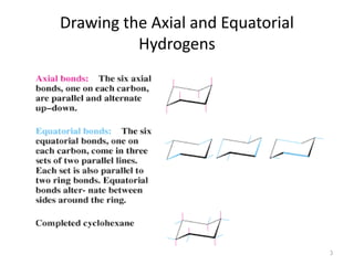 Drawing the Axial and Equatorial
Hydrogens
30
 