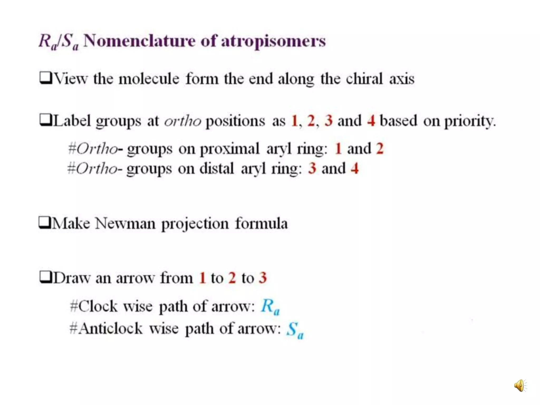Conformation of biphenyl compounds (Atropisomerism) | PPTX