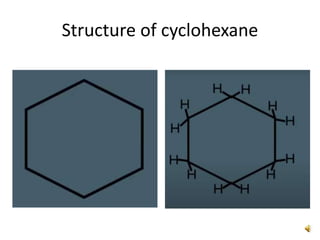 Structure of cyclohexane
 
