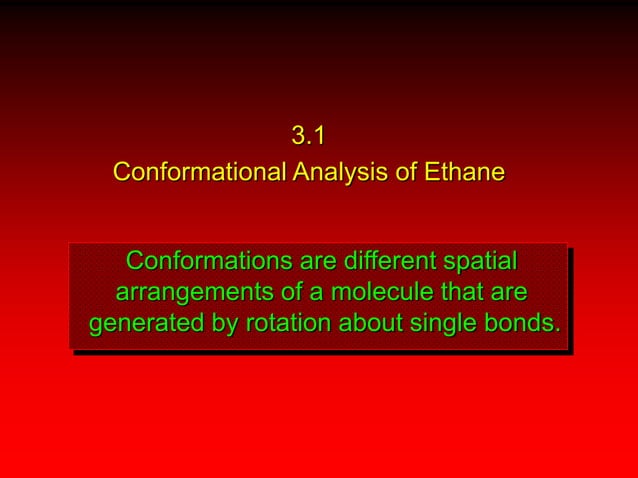 Stereochemistry of Alkanes and Cycloalkanes | PPT