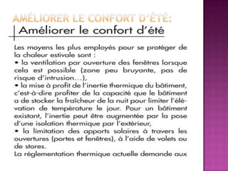Confort thermique 02