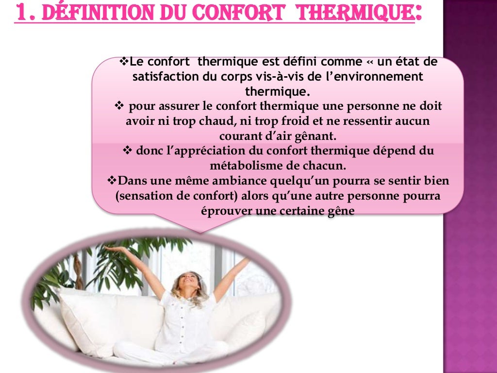Confort thermique 02