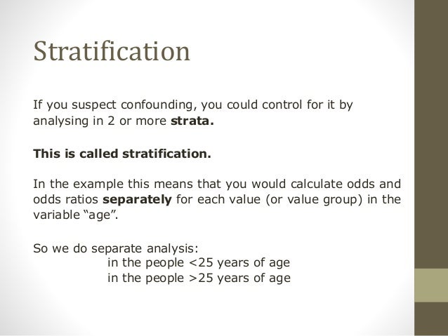 Confounder And Effect Modification