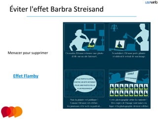 Éviter l'effet Barbra Streisand




Menacer pour supprimer




  Effet Flamby
 