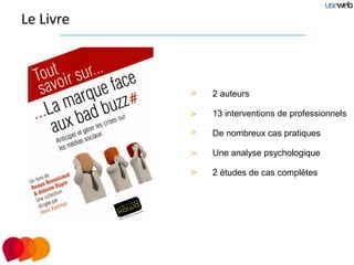 Le Livre



           >   2 auteurs

           >   13 interventions de professionnels

           >   De nombreux cas pratiques

           >   Une analyse psychologique

           >   2 études de cas complètes
 