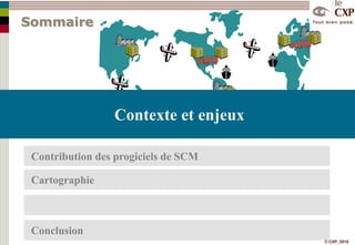 SommaireContexte et enjeuxContribution des progiciels de SCMCartographieConclusion
