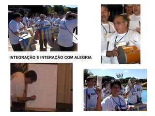 INTEGRAÇÃO E INTERAÇÃO COM ALEGRIA
 