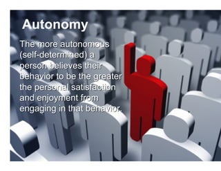 Autonomy
 
