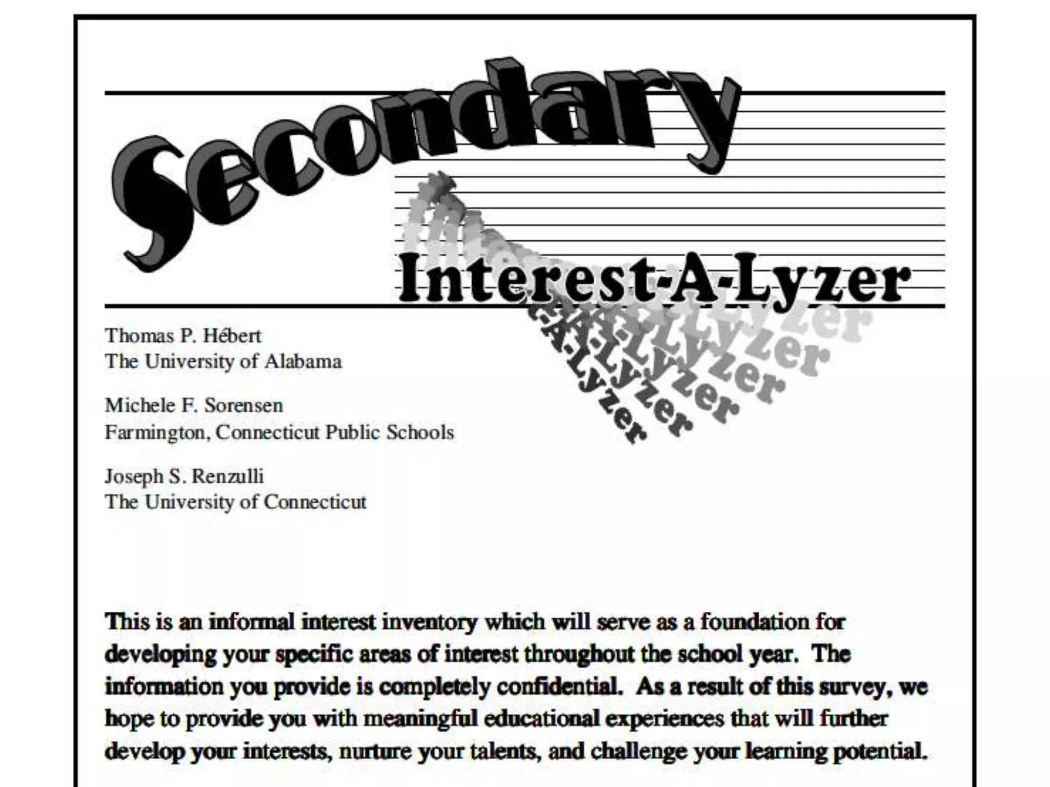 Interest-A-Lyzer