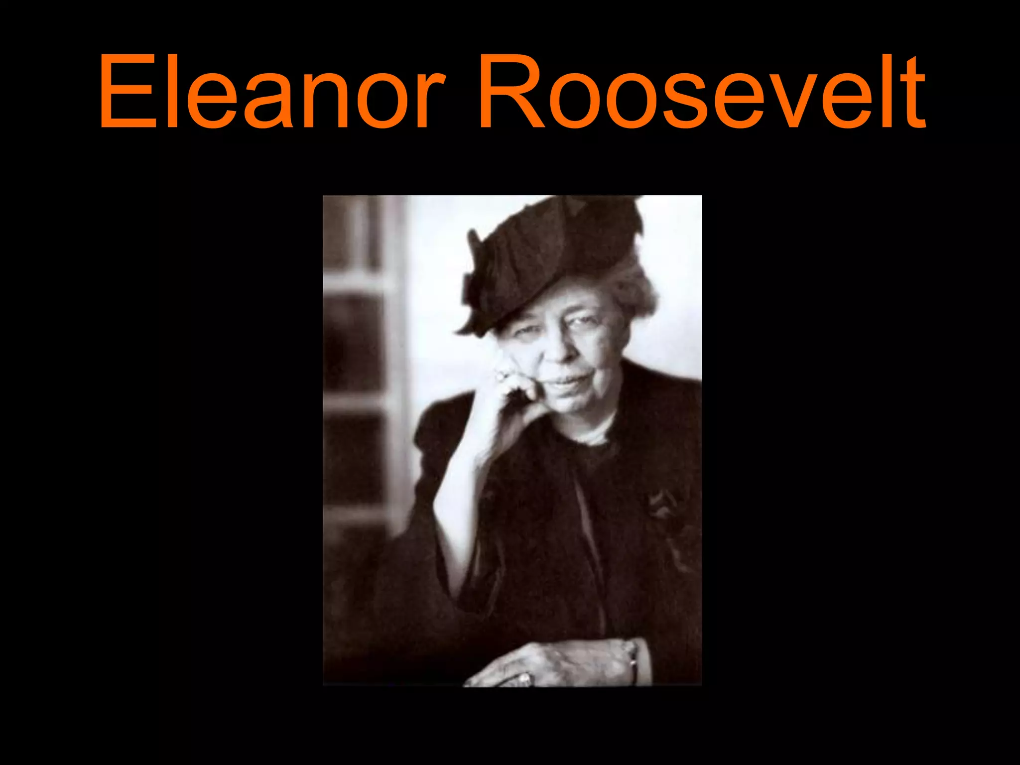 Eleanor Roosevelt