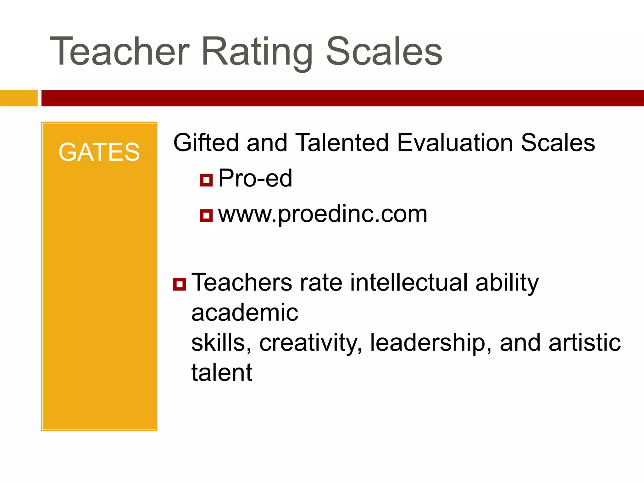 Step 2: Teacher NominationAcceptance equal to test scores with one exception…	Teachers who over-identify